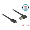 Kabel USB DeLOCK 85165 USB 2.0 1m USB A Micro-USB B Czarny