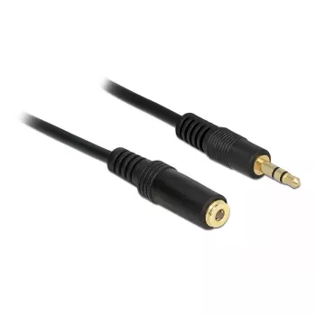 Kabel audio 3,5 mm M-Ż DeLOCK 83764 1 m Czarny