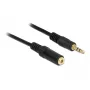 Kabel audio 3,5 mm M-Ż DeLOCK 83764 1 m Czarny