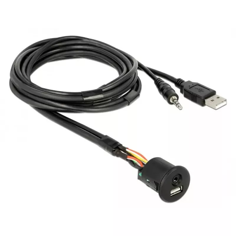 Kabel USB DeLOCK 85718 1,5 m USB A Czarny