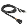 Kabel USB DeLOCK 85718 1,5 m USB A Czarny