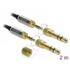 Kabel audio 3,5 mm DeLOCK 85786 2 m czarno-szary