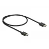 Kabel HDMI DeLOCK Koncentryczny High Speed 48 Gb/s 8K 60 Hz 0,5 m