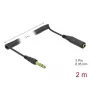 Kabel audio DeLOCK 85938 2m 6.35mm Czarny