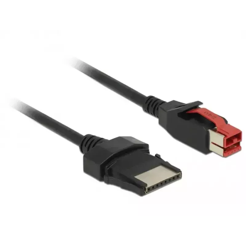 Kabel zasilający DeLOCK 85477 1 m PoweredUSB czarny
