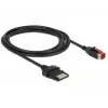 Kabel zasilający DeLOCK 85478 2m PoweredUSB Czarny