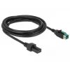 Kabel zasilający DeLOCK 85484 3m PoweredUSB czarny