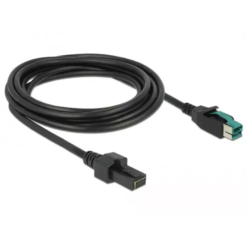 Kabel zasilający DeLOCK 85484 3m PoweredUSB czarny