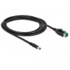 Kabel zasilający DeLOCK 85498 2m PoweredUSB Czarny