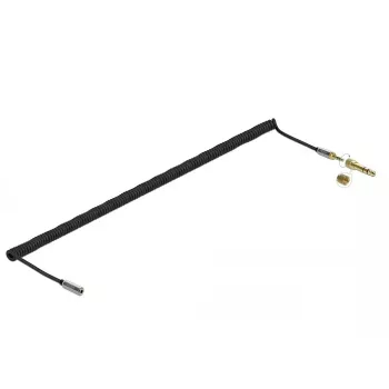 Przedłużacz audio DELOCK 85834 — wtyk męski 3,5 mm na gniazdo żeńskie 3,5 mm, pozłacane styki, 5 m, czarny