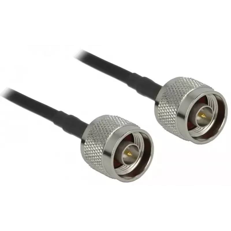 Kabel koncentryczny LMR195 DeLOCK 90424 10 m Czarno-Szary