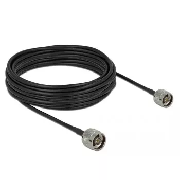 Kabel koncentryczny LMR195 DeLOCK 90424 10 m Czarno-Szary