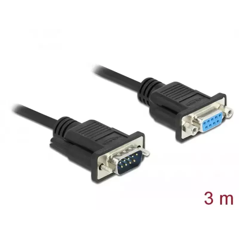 Kabel szeregowy DeLOCK 86617 czarny 3m