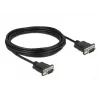 Kabel szeregowy DeLOCK 86576 Czarny 5 m RS-232 Sub-D9