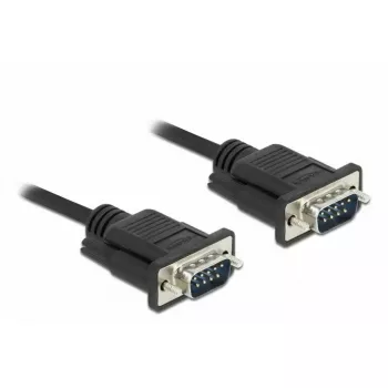 Kabel szeregowy DeLOCK 86576 Czarny 5 m RS-232 Sub-D9