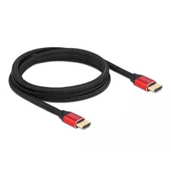 Kabel HDMI DeLOCK Ultra High Speed 48 Gb/s 8K 60 Hz Czerwony 2 m