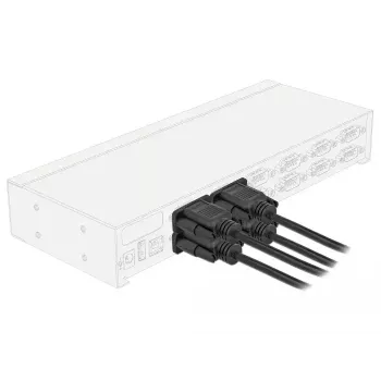 Kabel szeregowy DeLOCK 87785 Czarny 2m DB-9