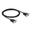 Kabel szeregowy DeLOCK 87785 Czarny 2m DB-9