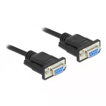 Kabel szeregowy DeLOCK 87785 Czarny 2m DB-9