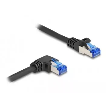 Kabel sieciowy DeLOCK RJ45 Cat.6A S/FTP 1m Czarny