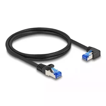 Kabel sieciowy DeLOCK RJ45 Cat.6A S/FTP 1m Czarny