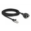 Kabel przedłużający DeLOCK RJ50 męski na żeński S/FTP 3 m czarny