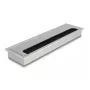 Przepust kablowy DELOCK 66862 do biurka, srebrny, 80×280×28 mm