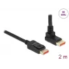 Kabel DisplayPort DeLOCK 87055 2 m 8K 60 Hz wtyk-wtyk kąt 90° w górę