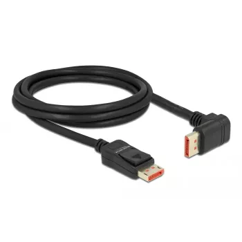 Kabel DisplayPort DeLOCK 87055 2 m 8K 60 Hz wtyk-wtyk kąt 90° w górę