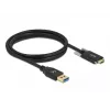 Kabel USB DeLOCK 84017 1,5 m USB 3.2 Gen 1 USB A USB C Czarny