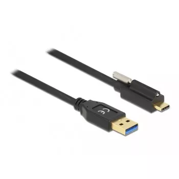 Kabel USB DeLOCK 84028 1,5m USB 3.2 Gen 1 USB A USB C czarny