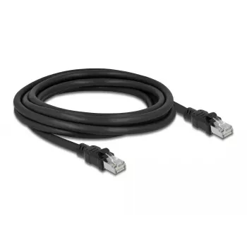 Kabel sieciowy DeLOCK RJ45 Cat.6A F/UTP 3m Czarny