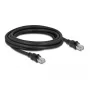 Kabel sieciowy DeLOCK RJ45 Cat.6A F/UTP 3m Czarny