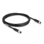 Kabel DeLOCK M8 4-pin, kodowany A, męski na żeński, PUR TPU, 2 m