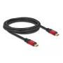 Kabel USB DeLOCK 80091 Type-C męski do męskiego 5 Gbps 2 m PD 3.0 100 W