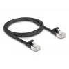 Kabel sieciowy DeLOCK 81163 RJ-45 Cat6a 1 m Czarny