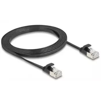 Kabel sieciowy DeLOCK 81165 RJ-45 Cat6a 2m czarny