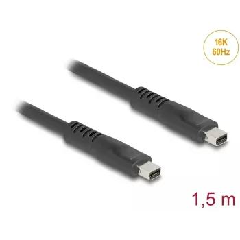Kabel DeLOCK DisplayPort 1,5 m Mini DisplayPort Czarny 81177