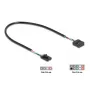 Kabel USB wewnętrzny DELOCK 83025 — USB 2.0 4-pin na 10-pin, 0,03 m, czarny