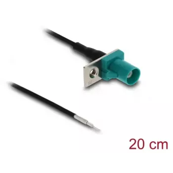 Kabel koncentryczny DELOCK 90725, FAKRA Z męski – 0,2 m, 1,13/0,2