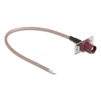 Kabel koncentryczny DELOCK 90729 RG-316/U 0,2 m ze złączem FAKRA D, brązowy