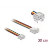 Przedłużacz kablowy DELOCK 90868 do komputerowych systemów chłodzenia, osłona PVC, średnica 1,3 mm, wielokolorowy