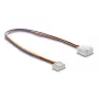Przedłużacz kablowy DELOCK 90868 do komputerowych systemów chłodzenia, osłona PVC, średnica 1,3 mm, wielokolorowy