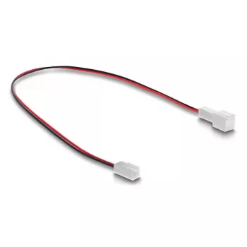 Przedłużacz kabla do układu chłodzenia komputera DELOCK 90869 — PVC, średnica 1,3 mm, czarny/czerwony/biały