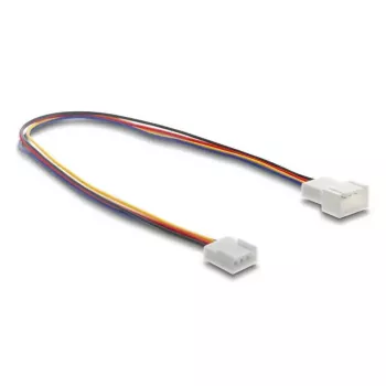 Przedłużacz kablowy DELOCK 90871 do komputerowych układów chłodzenia, PVC, średnica 1,3 mm, wielokolorowy
