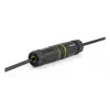 Adapter złącza DELOCK gniazdo RJ45 na gniazdo RJ45 z gwintem M23 dla Cat.6a/Cat.7, IP68, czarny