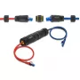 Adapter złącza DELOCK gniazdo RJ45 na gniazdo RJ45 z gwintem M23 dla Cat.6a/Cat.7, IP68, czarny