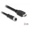 DELOCK M12 A-coded 17-pin (female) to HDMI (male) kabel 3 m