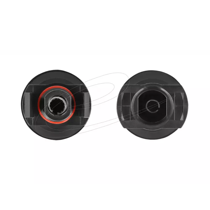 Kabel DELOCK 90973 DL4 kabel solarny 6 mm² 1 m czerwony/czarny męski na żeński 1000 V DC