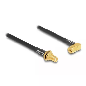 Kabel koncentryczny DeLOCK 12110 0,3 m SMA Czarny
